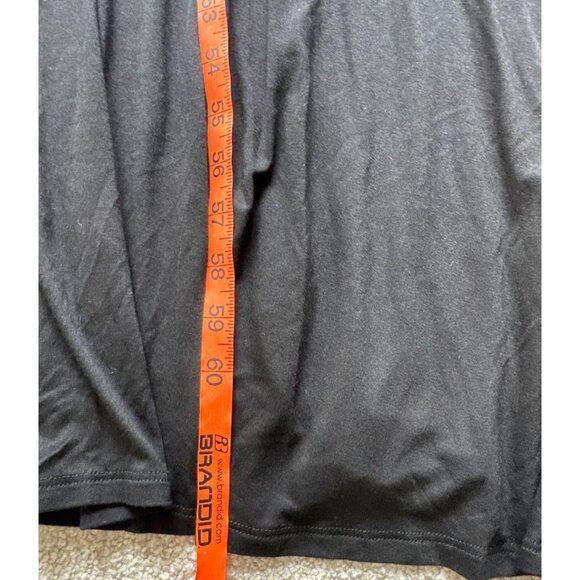 Black Sleeveless Maxi Dress With Keyhole Back Detail - Large Size - Picture 5 of 7